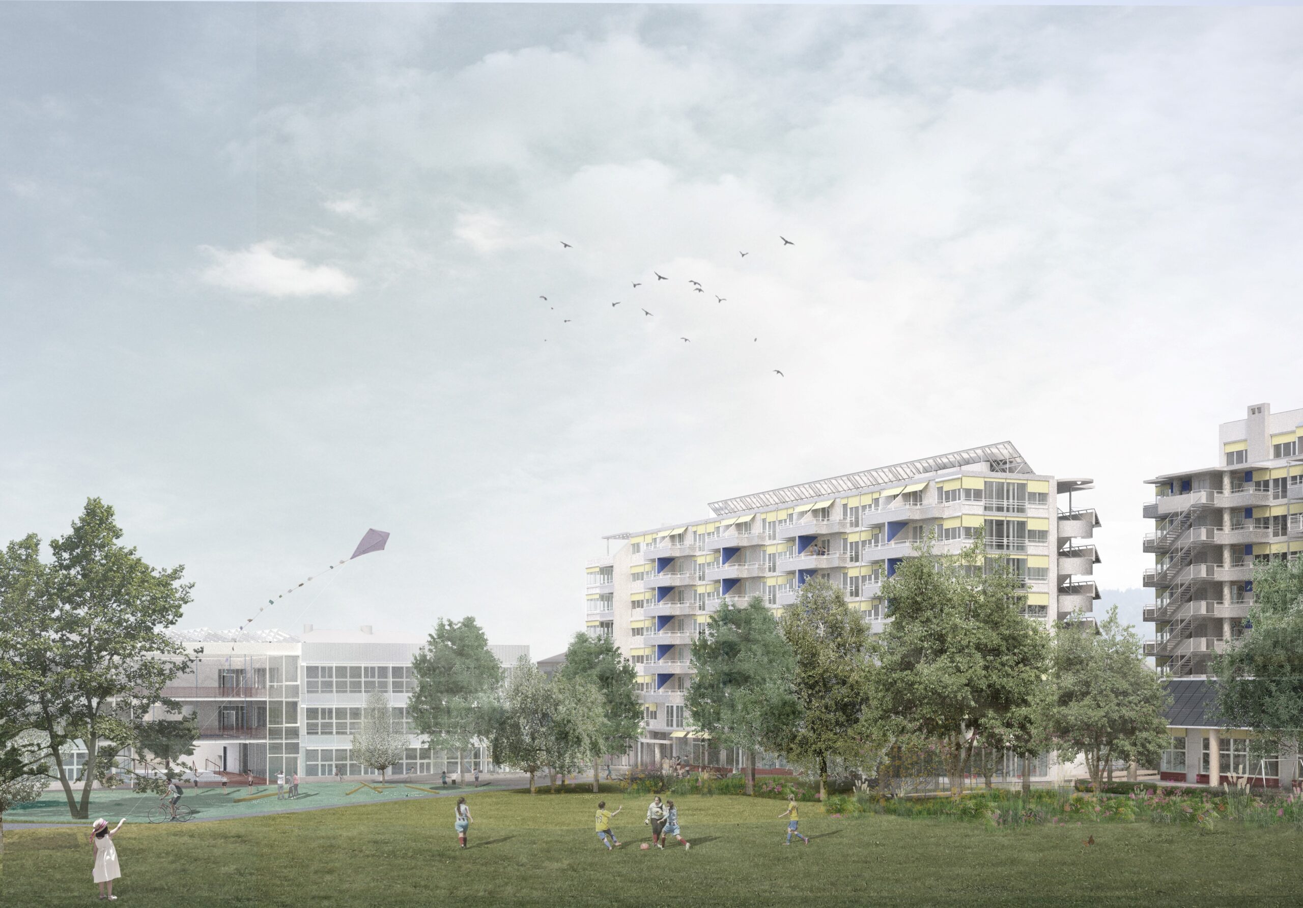 Ansicht vom Park