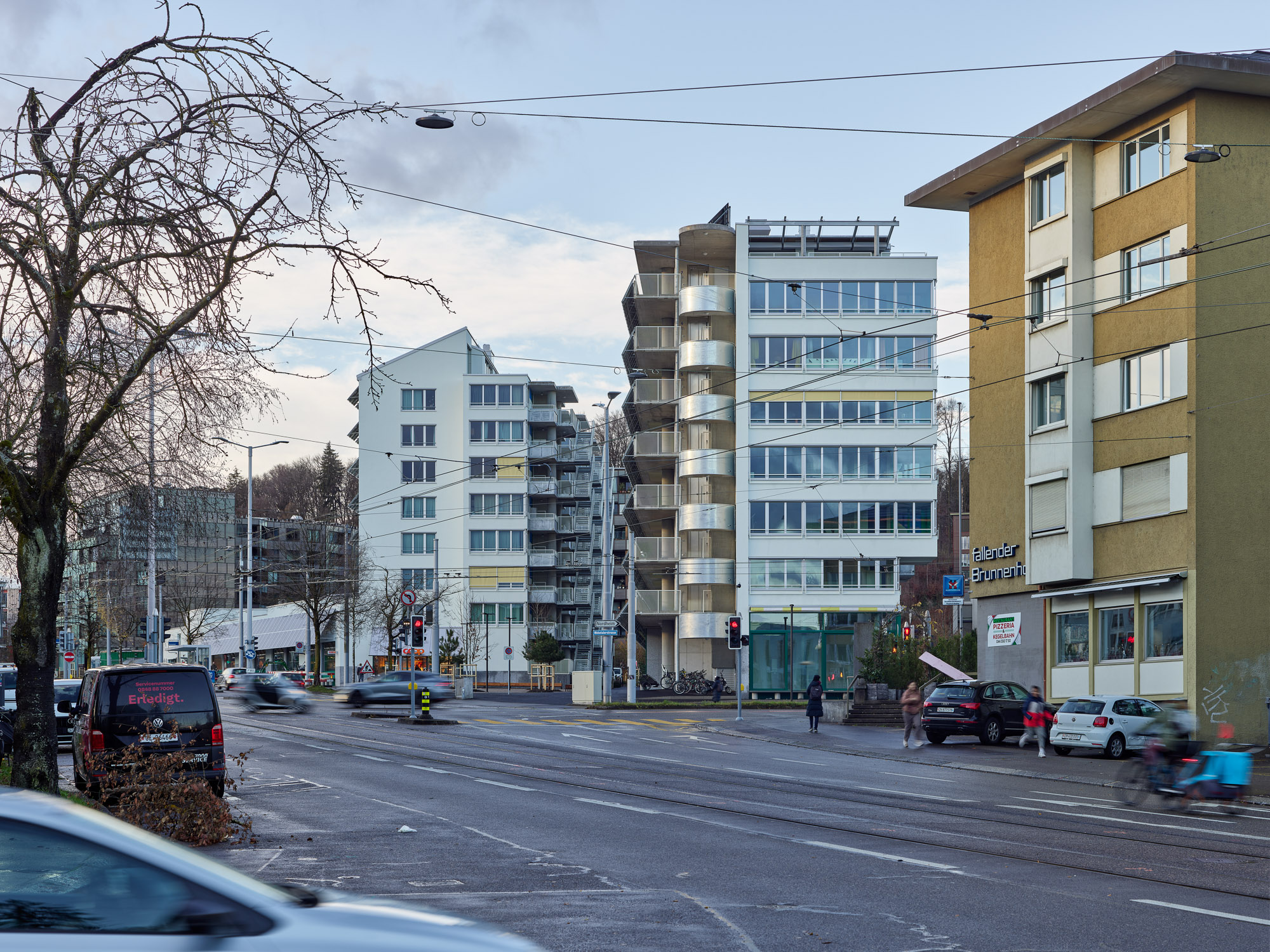 Siedlung Hofwiesenstrasse Ansicht Wehntalerstrasse